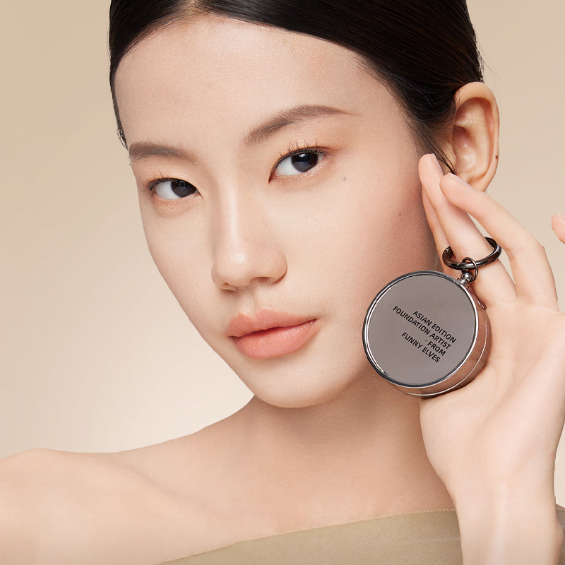 【公式】funnyelves ミニサイズ クッションファンデーション ロングウェア エア クッションファンデーション カバー力 崩れにくい 密着感 スキンケア ベースメイク 乾燥肌 脂性肌 方里